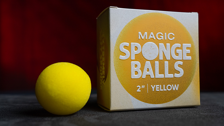 Magic Sponge Balls 4PK YELLOW 2" | Murphy's Magic
