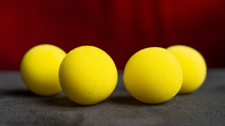 Magic Sponge Balls 4PK YELLOW 1" | Murphy's Magic