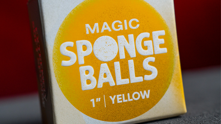 Magic Sponge Balls 4PK YELLOW 1" | Murphy's Magic