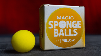Magic Sponge Balls 4PK YELLOW 1" | Murphy's Magic