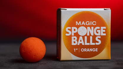 Magic Sponge Balls 4PK ORANGE 1" | Murphy's Magic