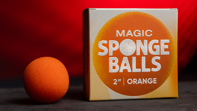 Magic Sponge Balls 4PK ORANGE 2" | Murphy's Magic