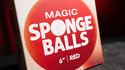 Magic Sponge Balls 1PK RED 6" | Murphy's Magic