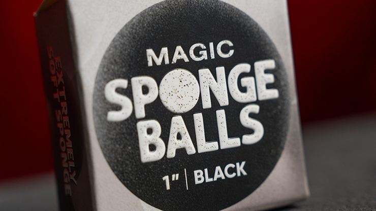 Magic Sponge Balls 50PK BLACK 1" | Murphy's Magic
