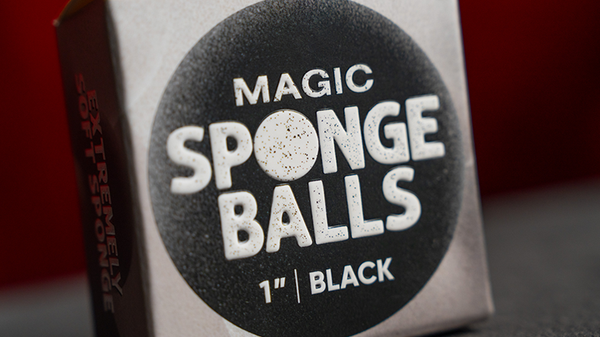 Magic Sponge Balls 50PK BLACK 1" | Murphy's Magic