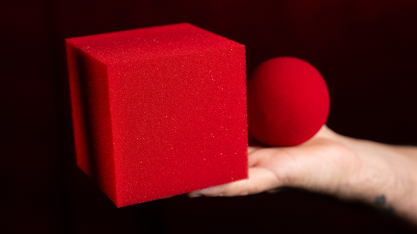 Magic Sponge Ball to Square JUMBO RED | Murphy's Magic