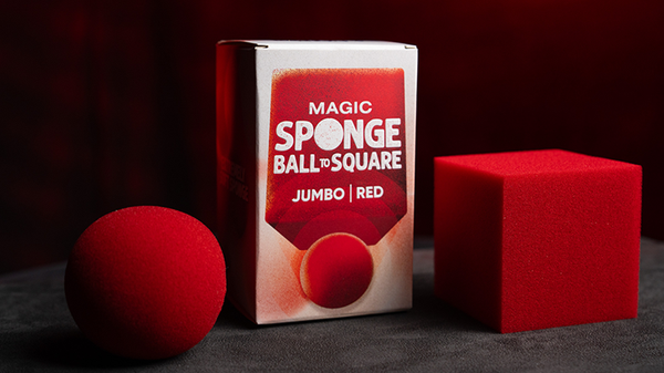 Magic Sponge Ball to Square JUMBO RED | Murphy's Magic