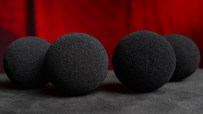 Magic Sponge Balls 50PK BLACK 3" | Murphy's Magic