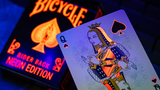 Bicycle Neon Solar-Orange Rider Back Playing Cards