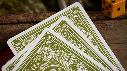 Chancers V3 Green (Marked) Playing Cards | Good Pals
