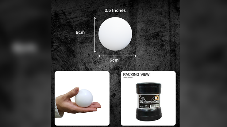 Return Ball (White, 2.5") | JL Magic
