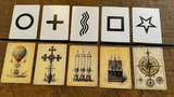 Dr Nevin's Psychic Testing Cards (ESP Set) | Dead Rebel Productions