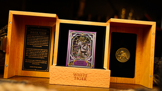 White Tiger Deluxe Wooden Box Set | Ark Playing Cards