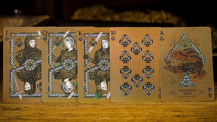 Vermilion Bird Luxury Frame | Ark Playing Cards