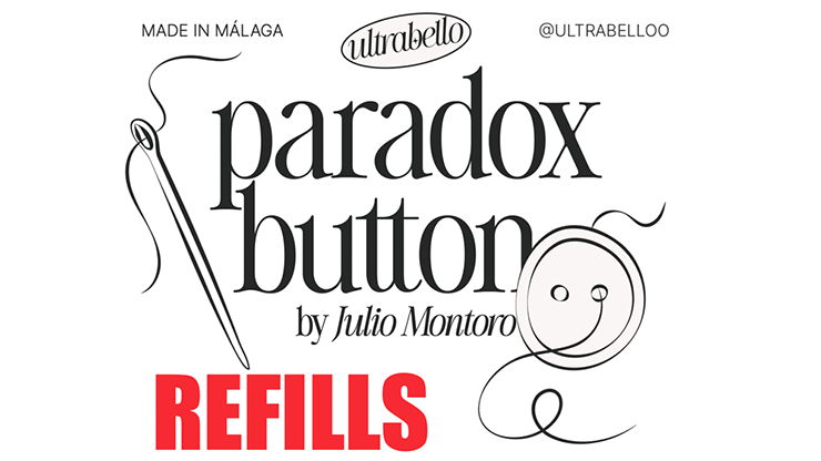 Paradox Button Refill (10 buttons + 1 envelope) | Julio Montoro and Ultrabello