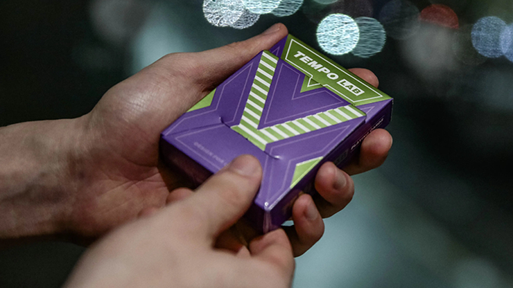 Tempo-Lab Purple Playing Cards