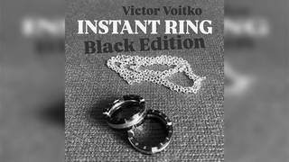 Instant Ring (silver/black, Size 11) | Viktor Voitko