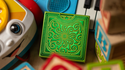 Alphabet Blocks (Green) Playing Cards | Kings Wild Project