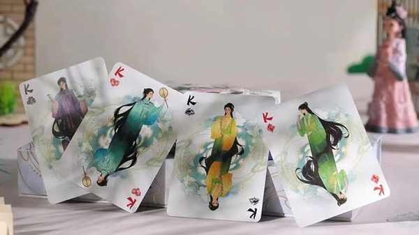 Flower Moon V2 (Lotus Pond) Playing Cards | King Star