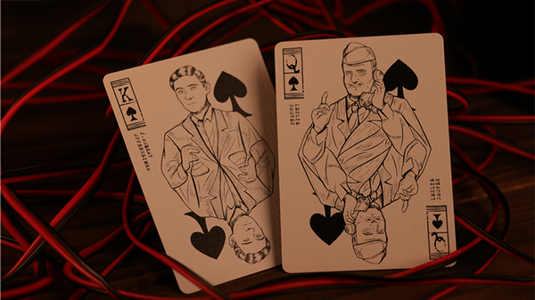 Oppenheimer Fission (Gray) Playing Cards | Room One