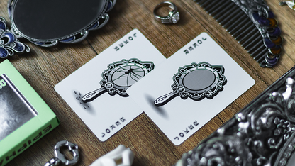 Reflections Epiphany (Green) Playing Cards | Emily Sleights