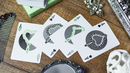 Reflections Epiphany (Green) Playing Cards | Emily Sleights