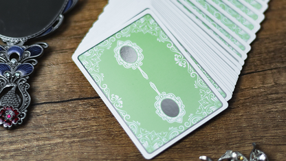 Reflections Epiphany (Green) Playing Cards | Emily Sleights