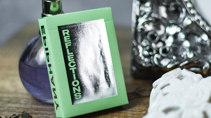 Reflections Epiphany (Green) Playing Cards | Emily Sleights