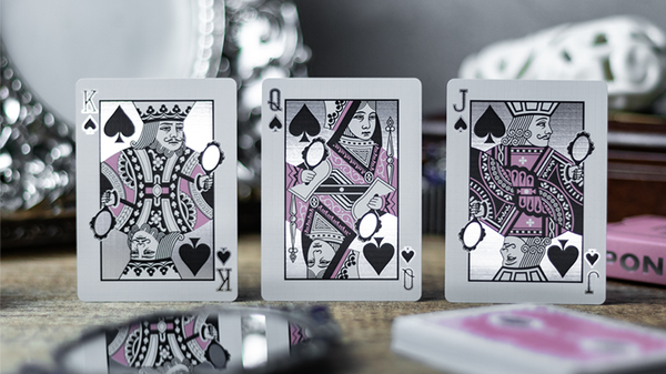 Reflections Ponder (Pink) Playing Cards | Emily Sleights