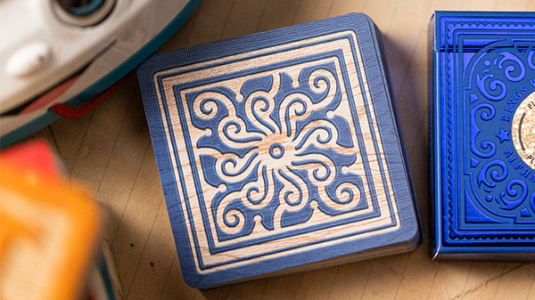 Alphabet Blocks (Blue) Playing Cards | Kings Wild Project