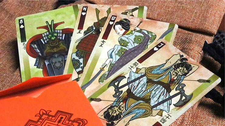 RONIN (Diamond Clan Edition Orange) Playing Cards | Kings Wild Project