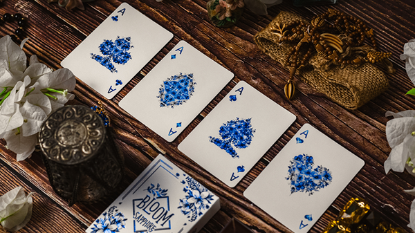 Bloom Sapphire Playing Cards | EmilySleights52