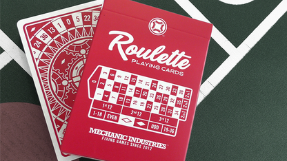 Roulette (Red) Playing Cards | Mechanic Industries