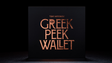 Greek Peek Wallet | Tony Antoniou