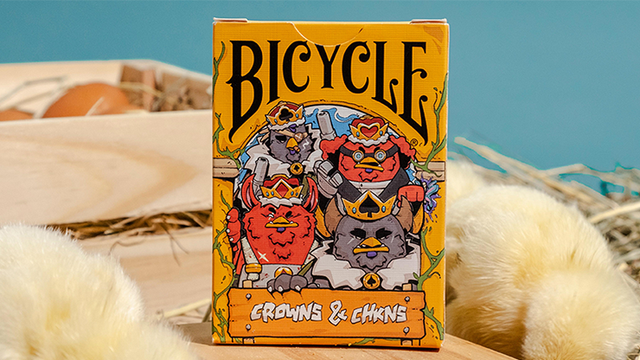 BICYCLE CHKNS & CROWNS PLAYING CARDS