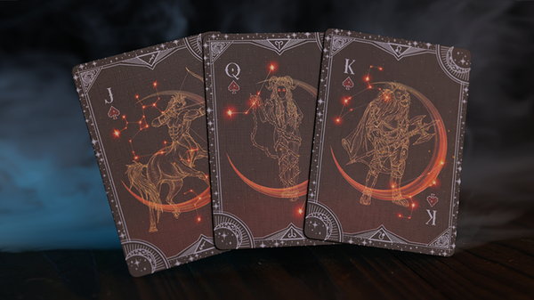 Warriors of the Stars: Zodiac Playing Cards (Night Blue) | Blue Moon Co.