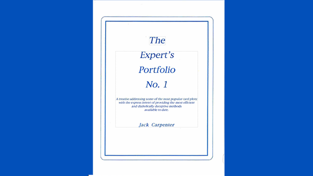 Expert's Portfolio | Jack Carpenter - (Download)