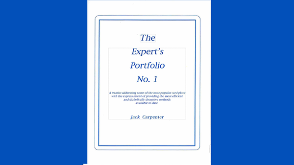 Expert's Portfolio | Jack Carpenter - (Download)