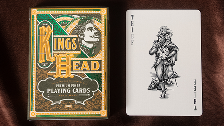 Kings Head (Green & Yellow) Playing Cards | Joker and the Thief