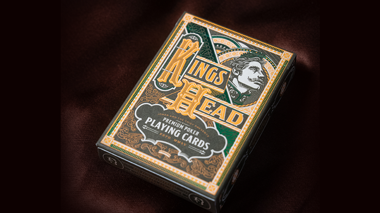 Kings Head (Green & Yellow) Playing Cards | Joker and the Thief