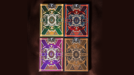 King's Head (Black and Gold Foil) Playing Cards | Joker and the Thief