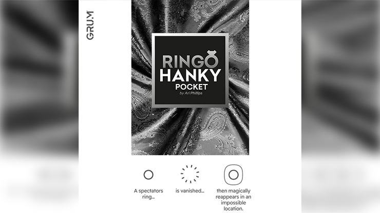 Ringo Hanky Pocket (Black for BABU) | GRUM®