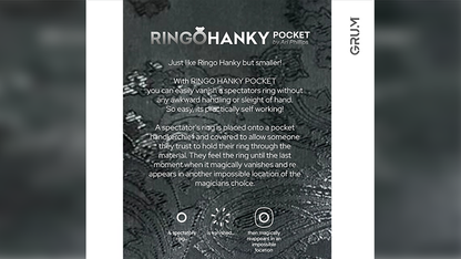 Ringo Hanky Pocket (Black for BABU) | GRUM®