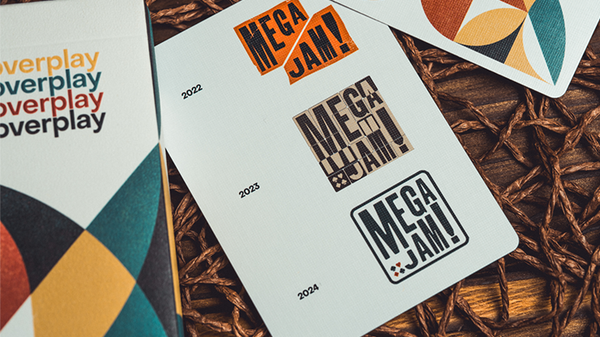 Overplay MegaJam Playing Cards (Designed | Harapan Ong, Wen Xiu, and printed | Bacon Magic