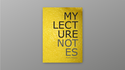 Yellow Lecture Notes | Mark Lemon