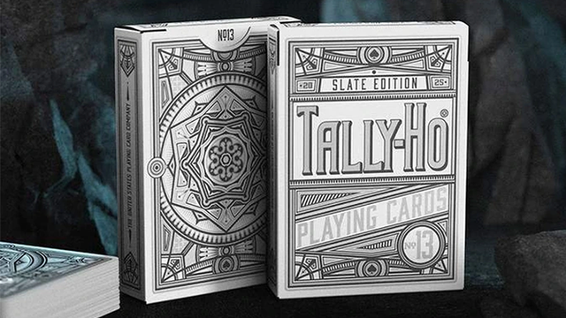 Slate Tally-Ho Playing Cards | Kings Wild Project