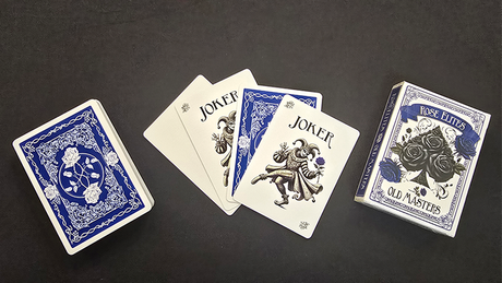 Rose Elites - Old Masters (Blue) Marked Deck Playing Cards