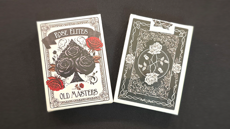 Rose Elites - Old Masters (Black) Marked Deck Playing Cards
