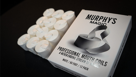 Professional Mouth Coils 60ft white (12pk) | Murphy's Magic