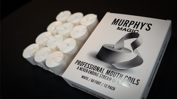 Professional Mouth Coils 60ft white (12pk) | Murphy's Magic